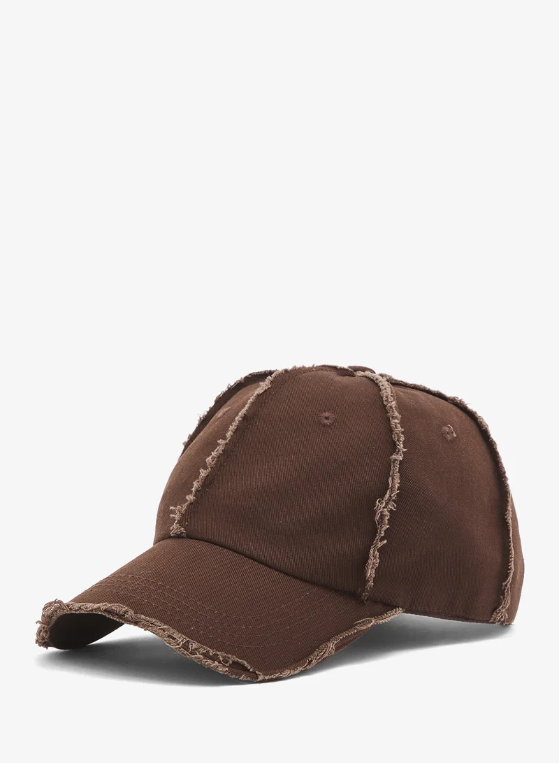 Ginger Distressed Detail Cap